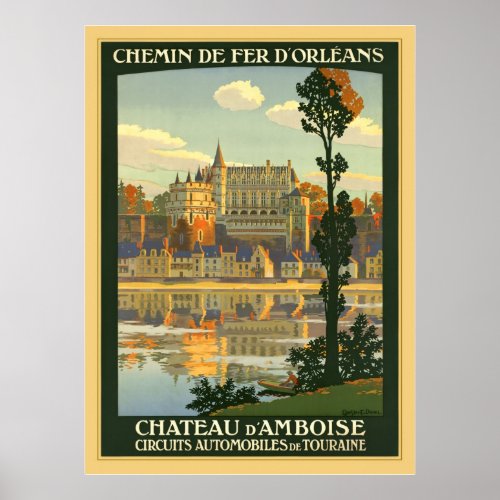Amboise Castle Poster