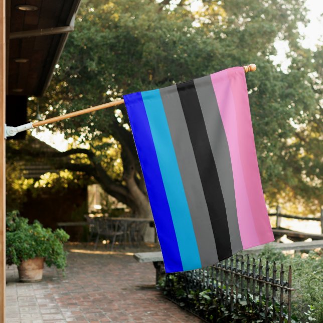 Ambonec Pride House Flag (In SItu)