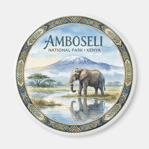 Amboseli National Park Loitokitok Kenya Magnet