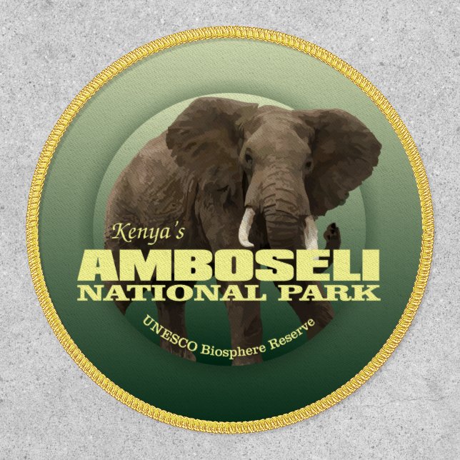 Amboseli NP (African Elephant) WT  Patch (Front)
