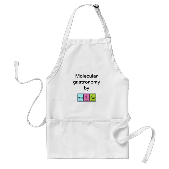 Ambre periodic table name apron (Front)