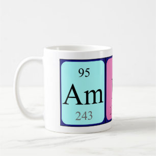 Ambre periodic table name mug