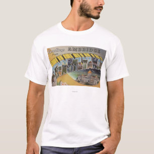 Ambridge, Pennsylvania - Large Letter Scenes T-Shirt