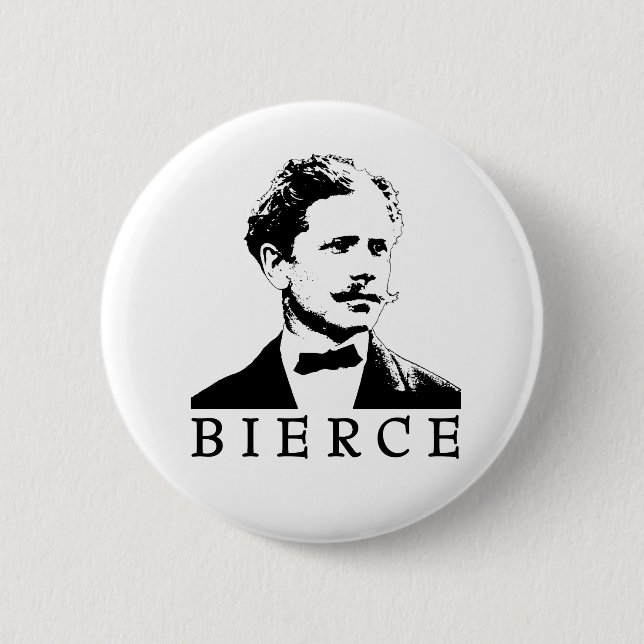 Ambrose Bierce Button (Front)
