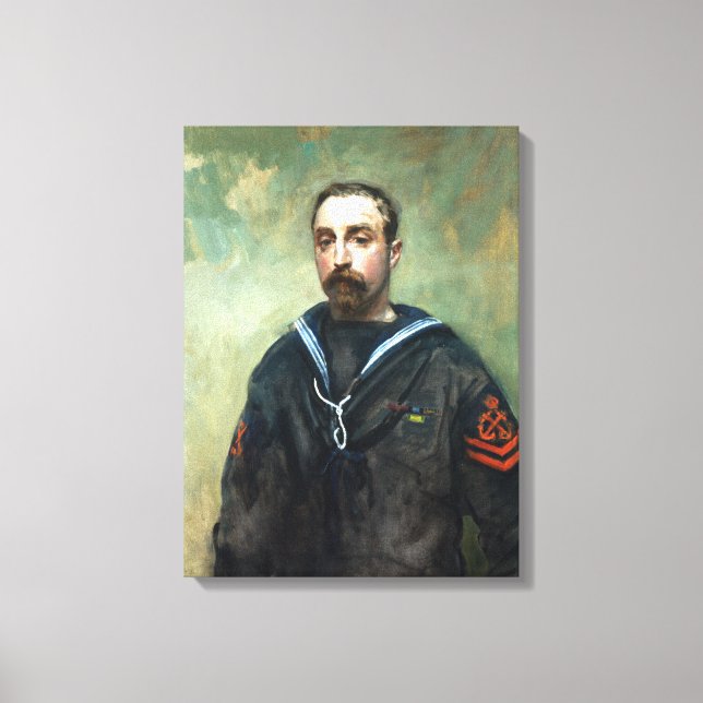 Ambrose McEvoy Petty Officer E. Pitcher Canvas Print (Front)