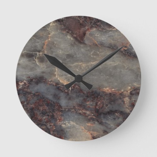 Ambrosia Decorative Stone _ Stunning Vivid Color Round Clock