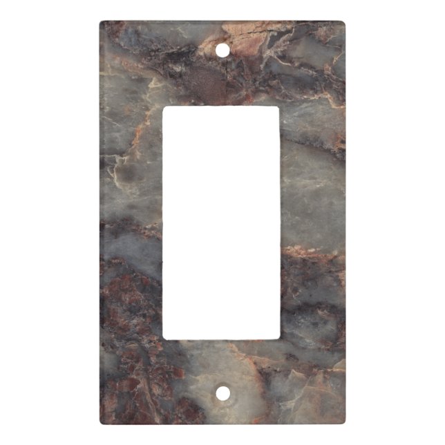 Ambrosia Stone Pattern Background  - Stunning! Light Switch Cover (Front)