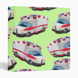 Ambulance 3 Ring Binder