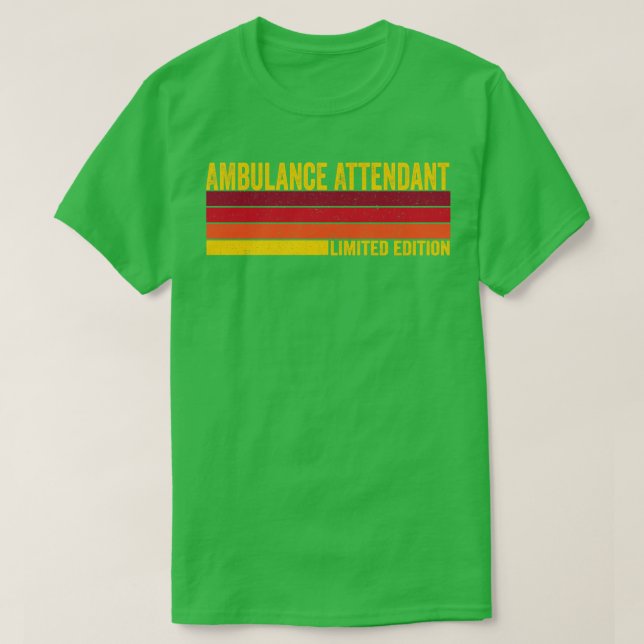 Ambulance Attendant T-Shirt (Design Front)