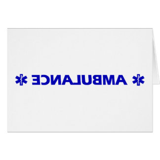 Ambulance (backward) cards