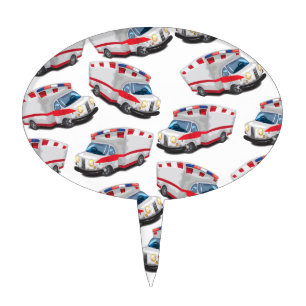 Ambulance Cake Topper