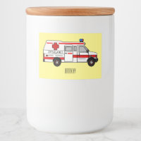 Ambulance cartoon illustration