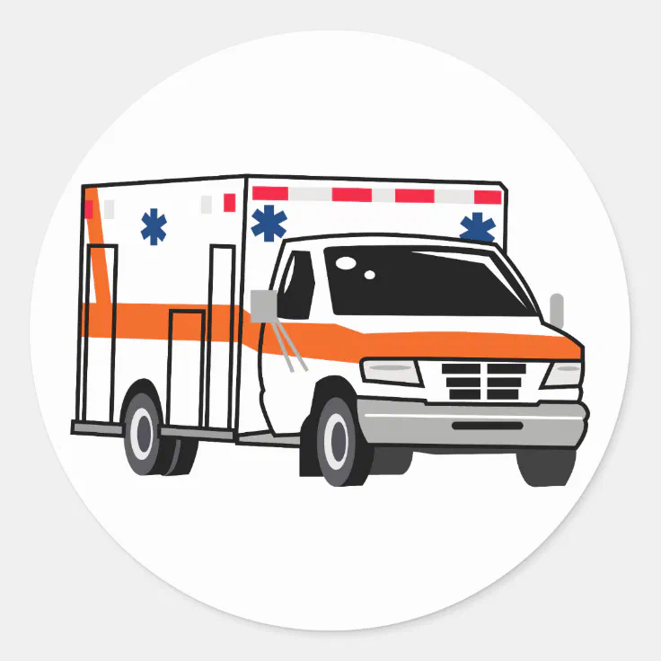 AMBULANCE  sticker medical RESCUE first aid event car sign CHOOSE YOUR COLOUR 