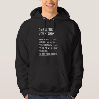 Ambulance Dispatcher Definition Shirts Funny Job T