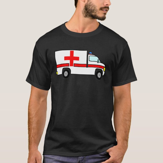 Ambulance Driver Ambulance Life Saver Ambulance T-Shirt (Front)