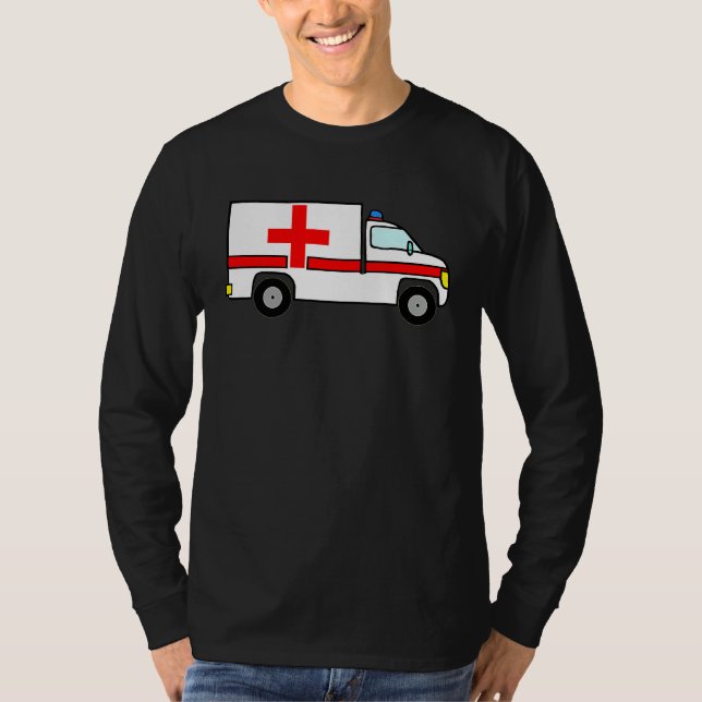 Ambulance Driver Ambulance Life Saver Ambulance T-Shirt (Front)