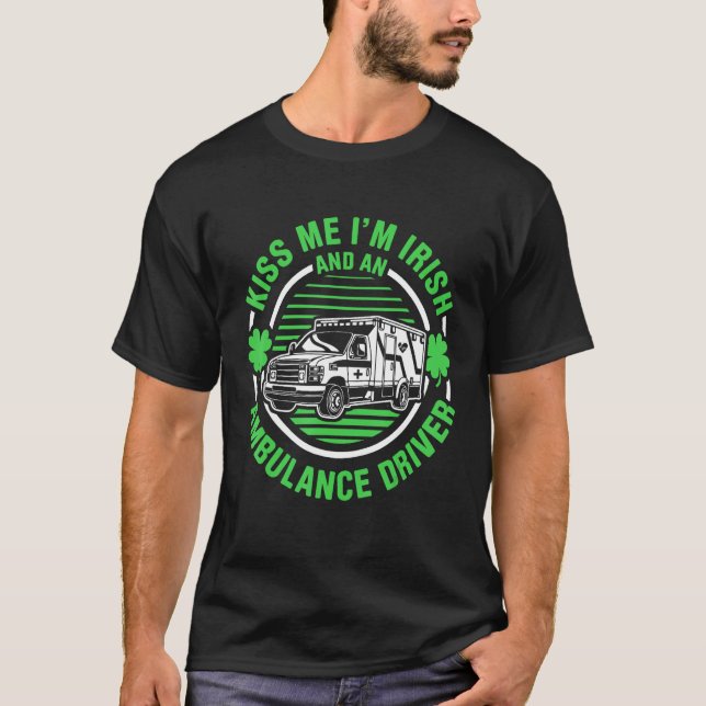 Ambulance Driver Emergency Driver Patient Transpor T-Shirt (Front)