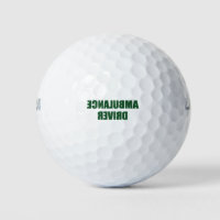 Ambulance Driver Golf Balls