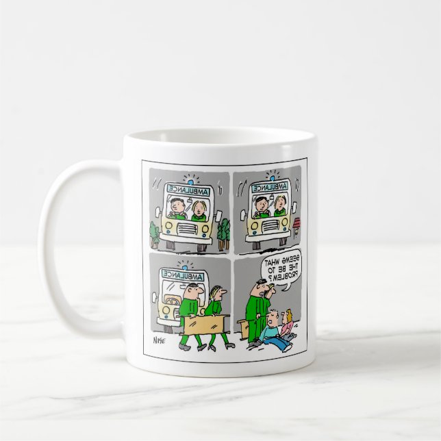 Ambulance Driver or Paramedic Coffee Mug (Left)