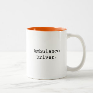 ambulance driver paramedic first responder gifts  Two-Tone coffee mug