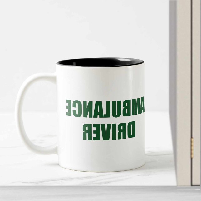 Ambulance Driver Two-Tone Coffee Mug (Creator Uploaded)