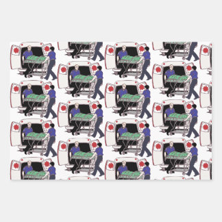 Ambulance Emergency Services Paramedics Wrapping Paper Sheets