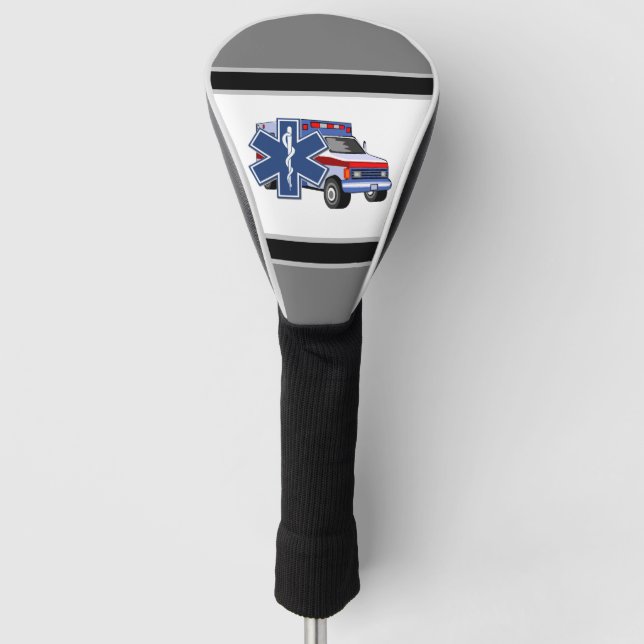 Ambulance EMS  Golf Head Cover (Front)