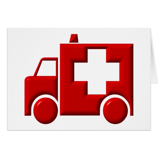Ambulance / EMT Cards (Front Horizontal)
