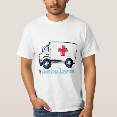 Ambulance EMT  t_shirt