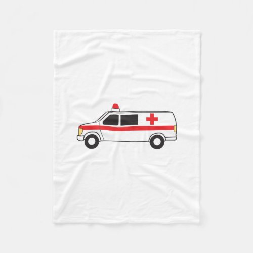 Ambulance Fleece Blanket