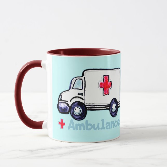 Ambulance Mug (Left)