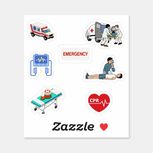 Ambulance Service Stickers