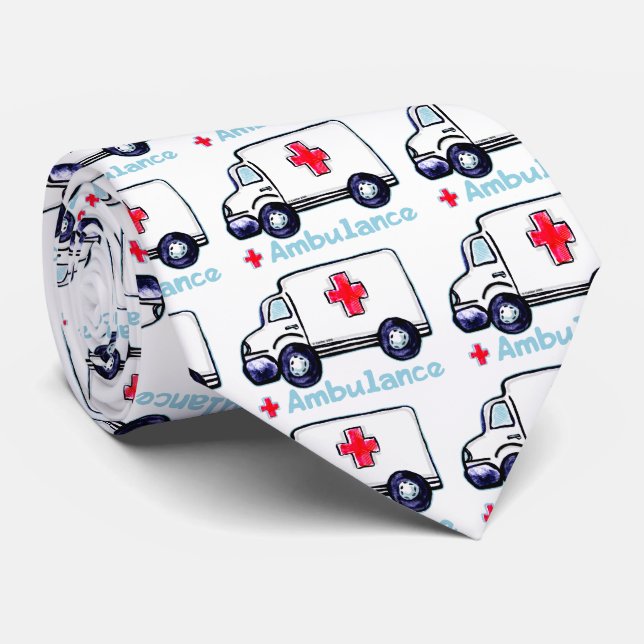 Ambulance Tie (Rolled)