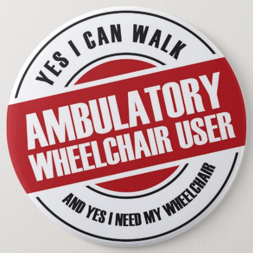 Ambulatory Wheelchair User Button