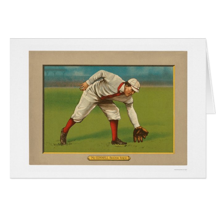Amby McConnell Red Sox Baseball 1911 Card