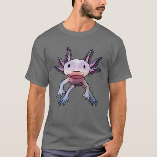 Ambystoma Mexicanum Herpetology Kids Cute Axolotl T_Shirt
