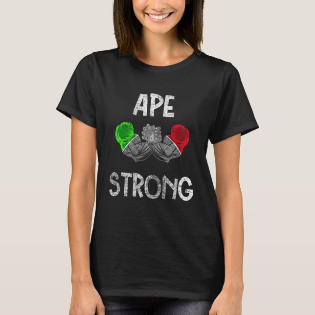Amc Ape Strong Ape Nation To The Moon Stonk Meme T-Shirt (Front)