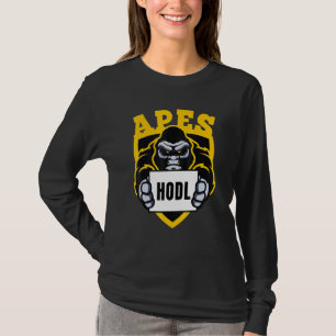 Amc Apes Together Strong Stock Hodl To The Moo T-Shirt
