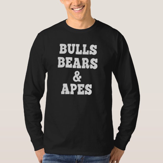 Amc   Apes Together Strong   Stock Hodl To The Moo T-Shirt (Front)