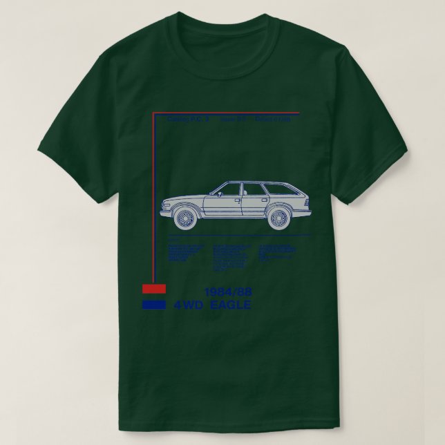 AMC EAGLE parts catalogue TShirt (Design Front)