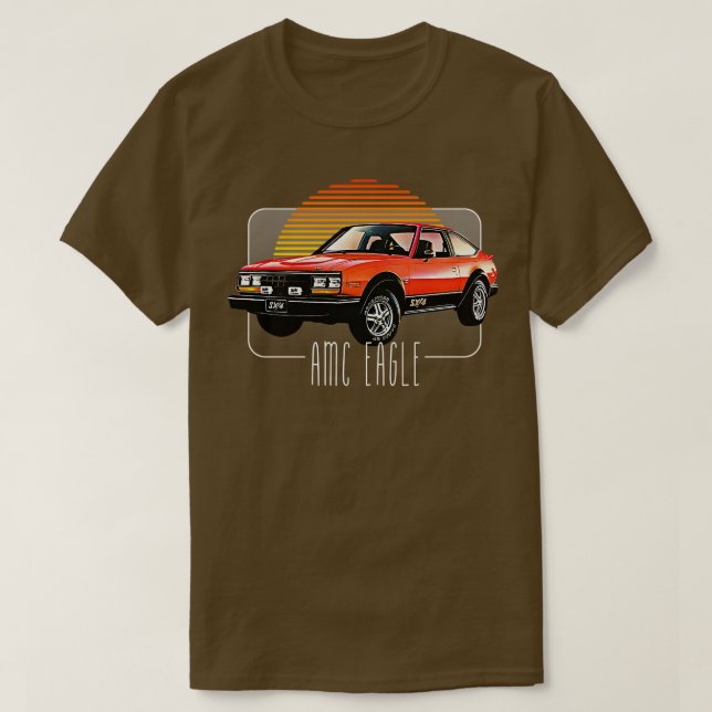 AMC Eagle Retro Classic  Lover Design 1 T-Shirt (Design Front)