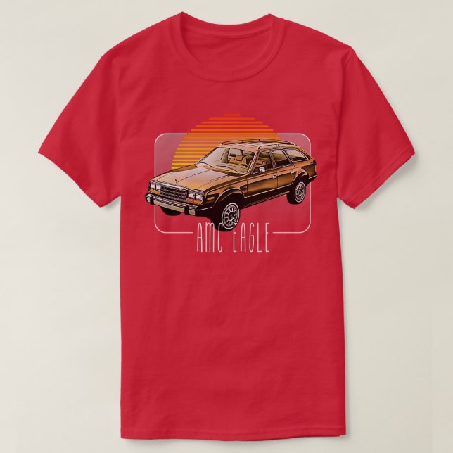 AMC Eagle Retro Classic  Lover Design 2 T-Shirt (Design Front)