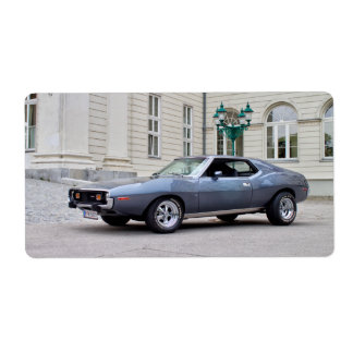 AMC Javelin SST 1974 Label