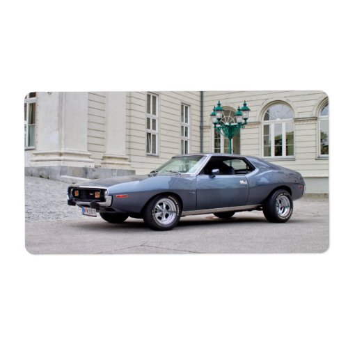 AMC Javelin SST 1974 Label