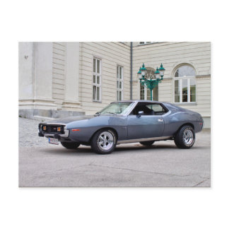 AMC Javelin SST 1974 Postcard