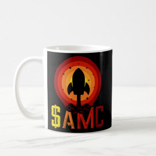 Amc Stocks Rocket Stonk Trading Coffee Mug
