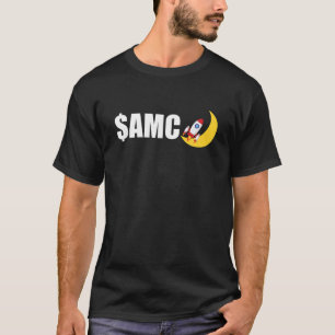 $AMC To The Moon Rocket Stonk T-Shirt