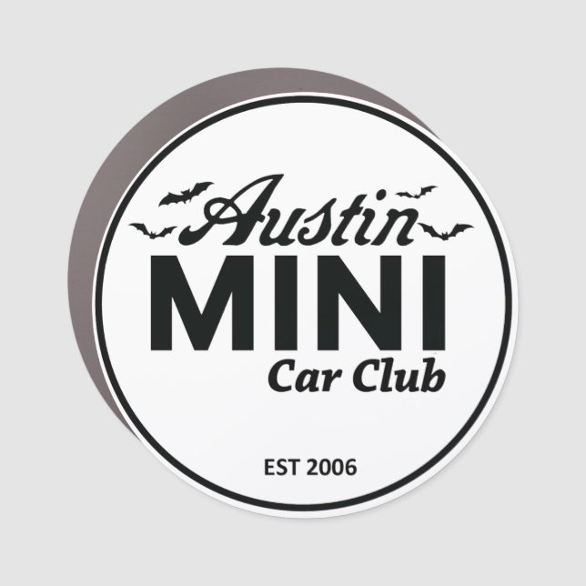 AMCCC classic car magnet / badge insert (Front)