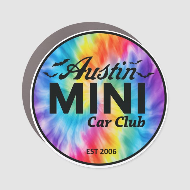 AMCCC Ty-dye Magnet / Badge insert (Front)