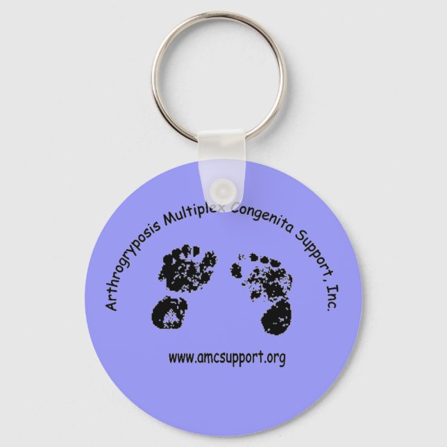 AMCSI Arthrogryposis Keychain Blue (Front)